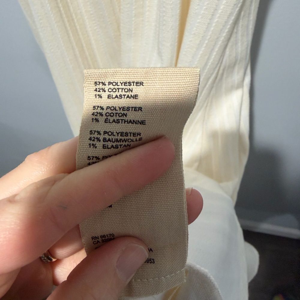 Free People Athens Tie Strap A-Line Midi Dress Cream S NWT New - Picture 5 of 8